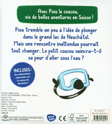 Piou le coucou à Neuchâtel - Dès 18 mois Livres OLF