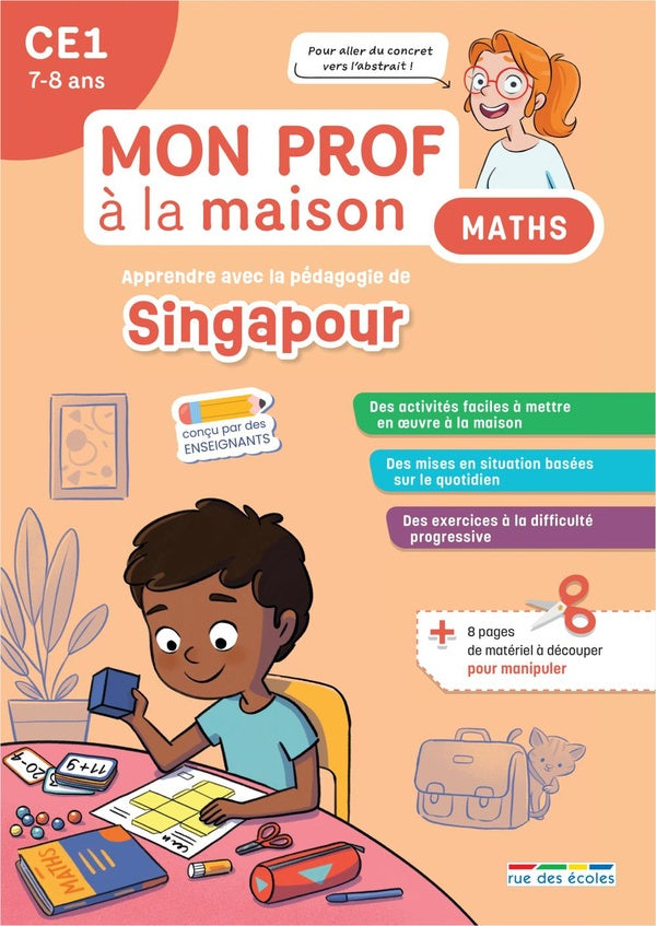 Maths. Apprendre avec la pédagogie de Singapour - 4-5ème primaire - 7-8 ans Montessori & Steiner OLF