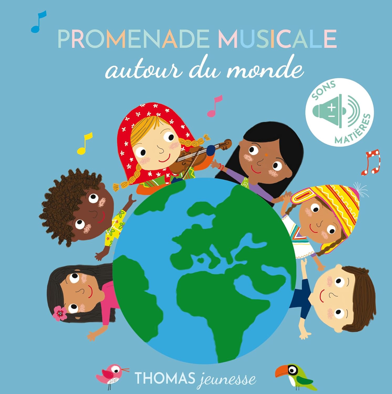 Promenade musicale autour du monde - livre sonore Livres Dilisco - OLF   