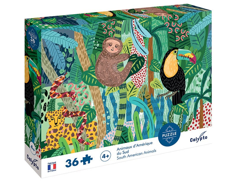 Les animaux d'Amérique du Sud- Enfant dès 4 ans - 36 pièces