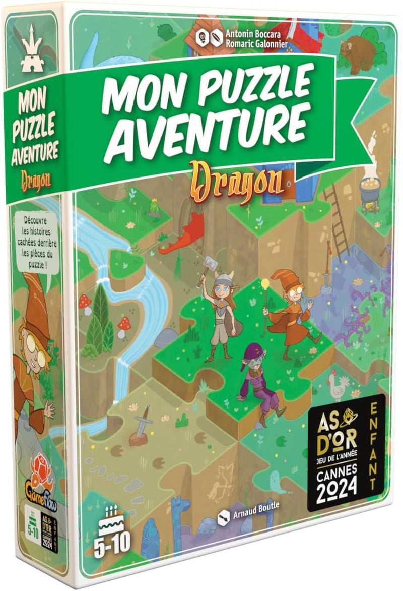 Mon Puzzle Aventure - Dragon Jeux & loisirs créatifs Swissgames   