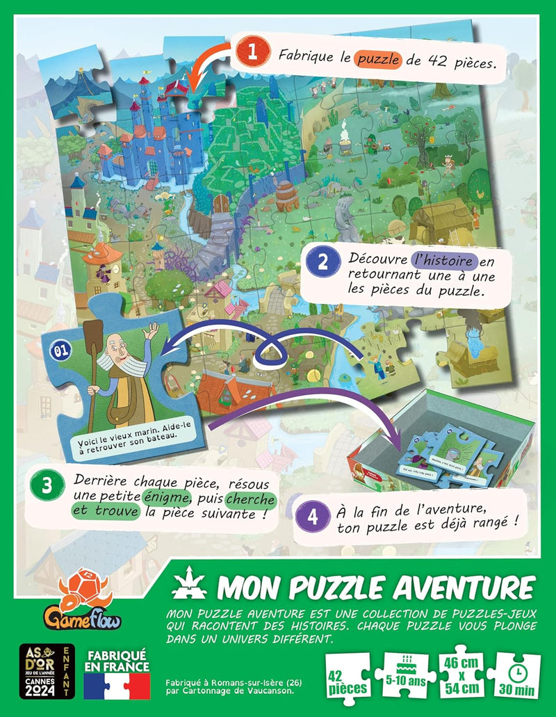 Mon Puzzle Aventure - Dragon Jeux & loisirs créatifs Swissgames   