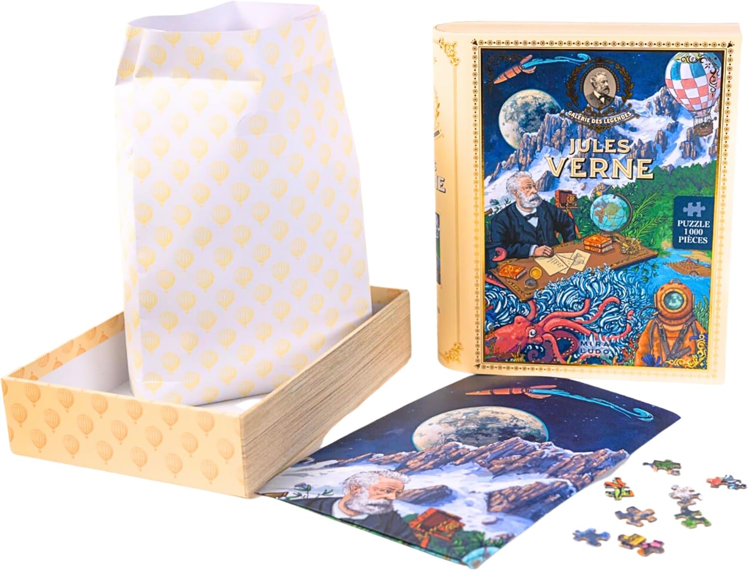 Puzzle 1000 Pièces Adulte - Jules Verne Jeux & loisirs créatifs OLF