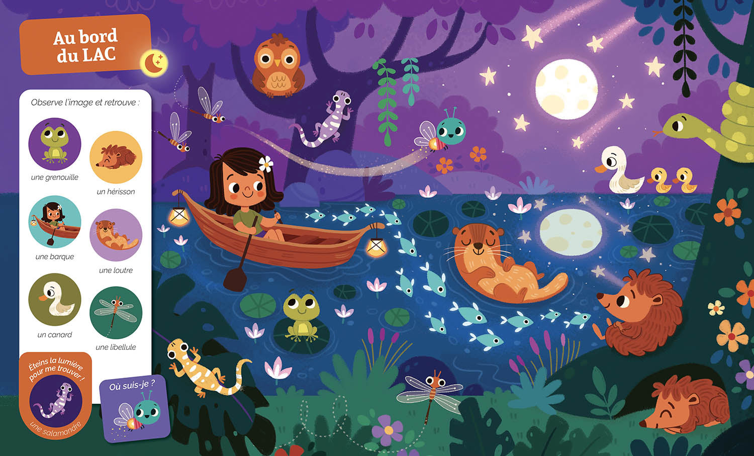 Cherche et Trouve des tout-petits - Qui brille dans la nuit - Dès 3 ans Livres OLF