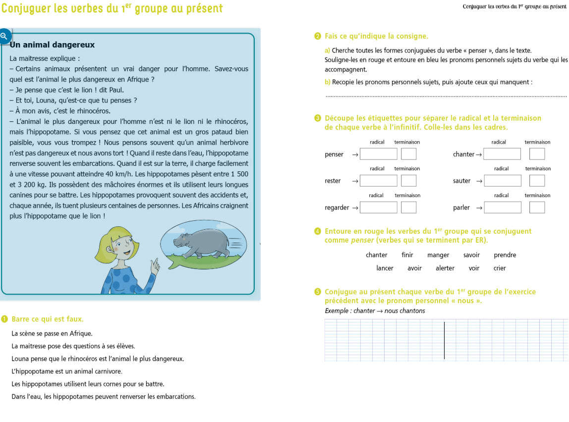 8-9 ans - Réussir en grammaire - 5-6P harmos Appuis scolaires La family shop