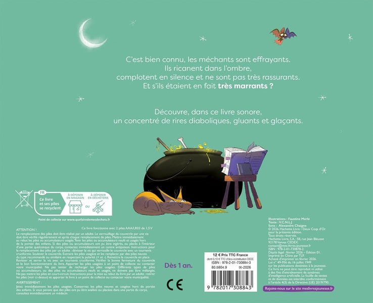 Rires de méchants ! - livre sonore