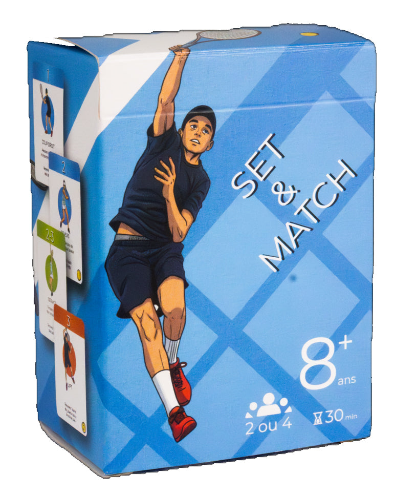 Jeu de cartes autour du tennis : set et match - Dès 8 ans