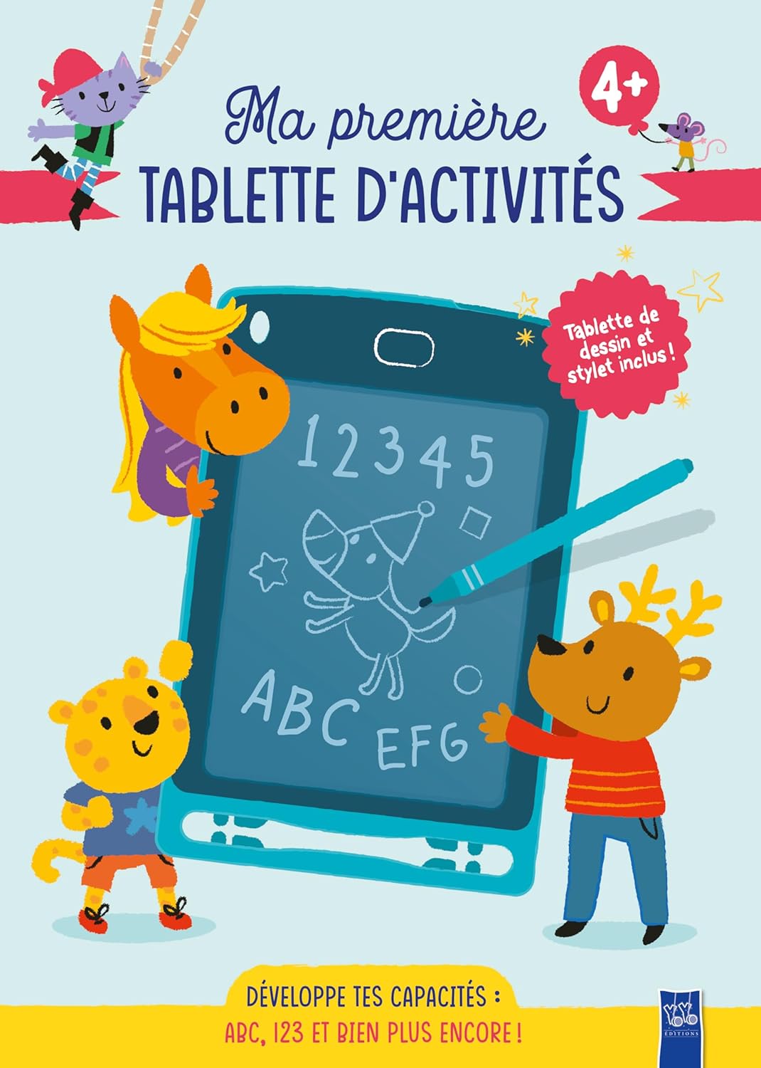 Ma première tablette d'activités - ABC, 123 et bien plus encore ! Appuis scolaires, Cahiers de jeux Dilisco - OLF   