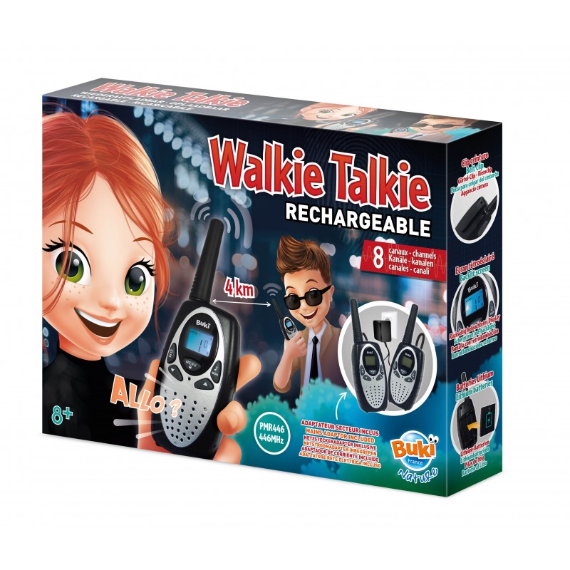 Talkie walkie 4 km - rechargeable Jeux & loisirs créatifs Swissgames   
