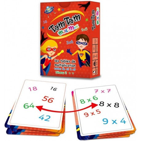Tam Tam multimax - les tables de multiplication
