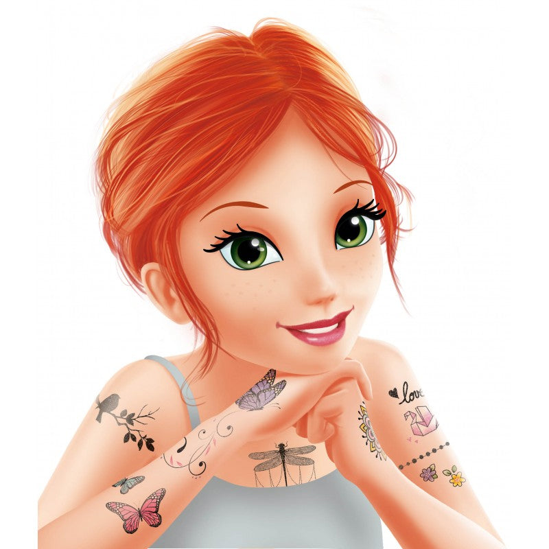 75 Tattoos lavables paillettes - dès 6 ans