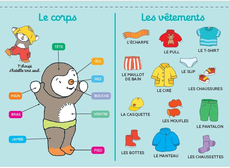 T'choupi - Mes posters de la maternelle Cahiers de jeux OLF (Interforum)   