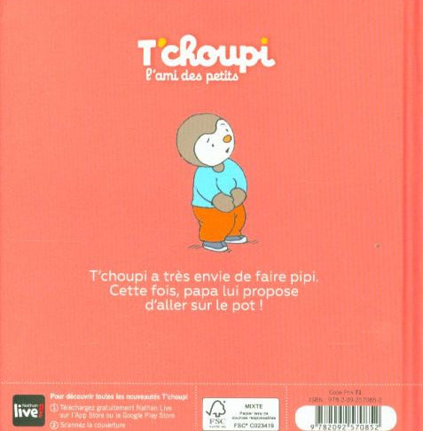 T'choupi va sur le pot Livres olf