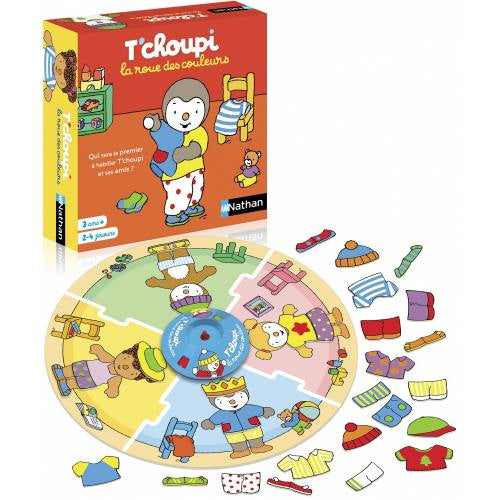 T'CHOUPI, jeu des couleurs - coffret