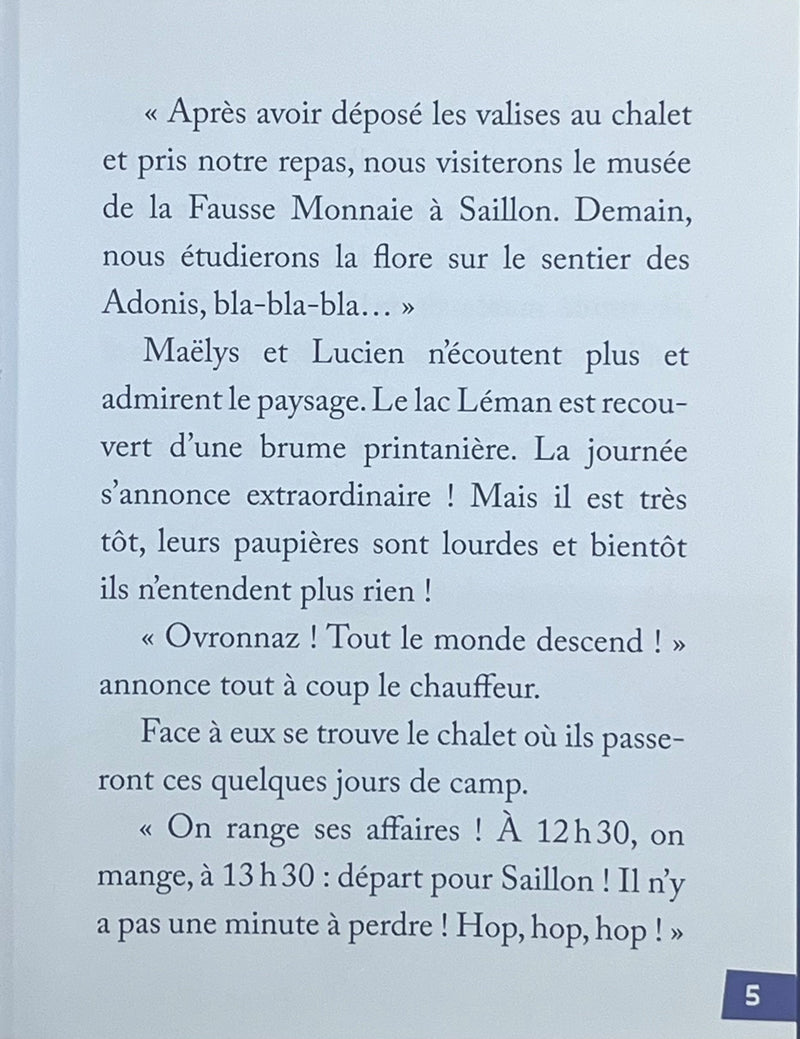 Les enquêtes de Maëlys - T04: Sur les traces du trésor de Saillon - Dès 8 ans Livres OLF   