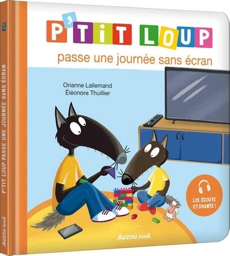 P'tit Loup passe une journée sans écran Livres OLF