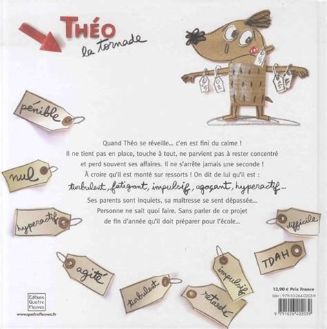 Théo la tornade - Dyslexie et Hyperactivité Livres OLF   