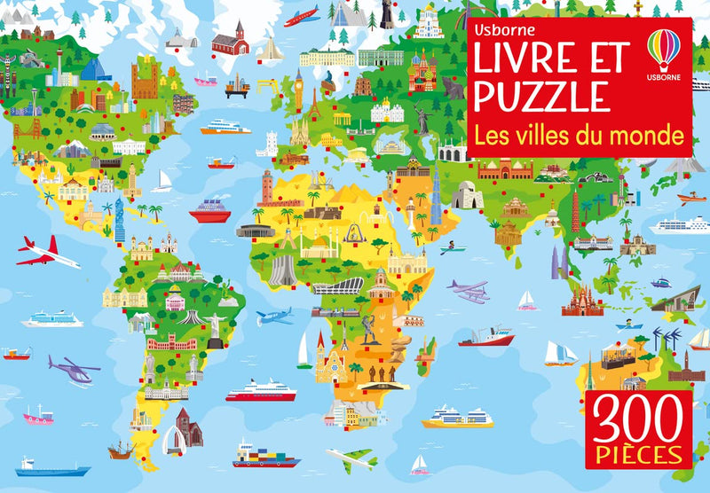 Les villes du monde - Coffret livre et puzzle Jeux & loisirs créatifs OLF   