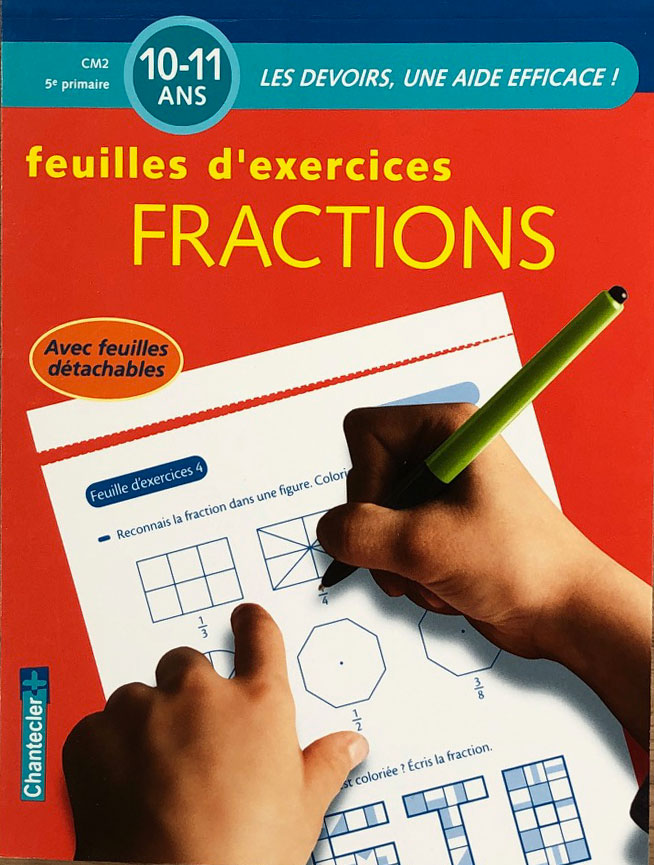 10-11 ans - Fractions - 6P-7P harmos Appuis scolaires La family shop   