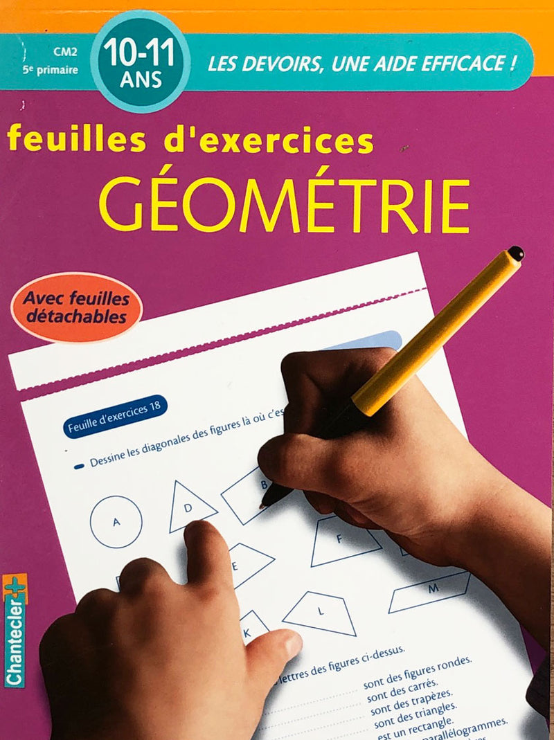 10-11 ans - Géométrie - 6P-7P harmos Appuis scolaires La family shop   
