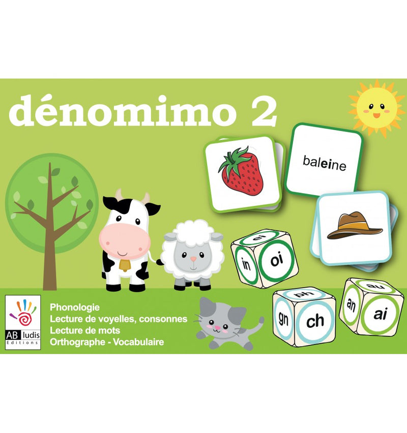 Dénomimo 2 - Jeu de dés et cartes - Français Jeux & loisirs créatifs La family shop   