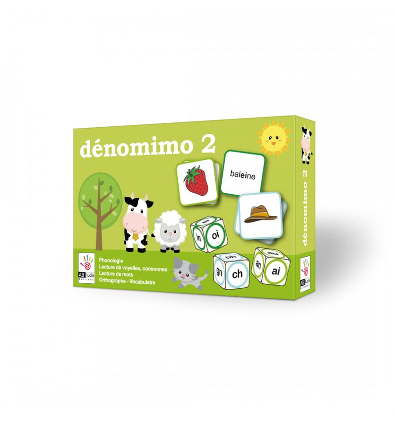 Dénomimo 2 - Jeu de dés et cartes - Français Jeux & loisirs créatifs La family shop   