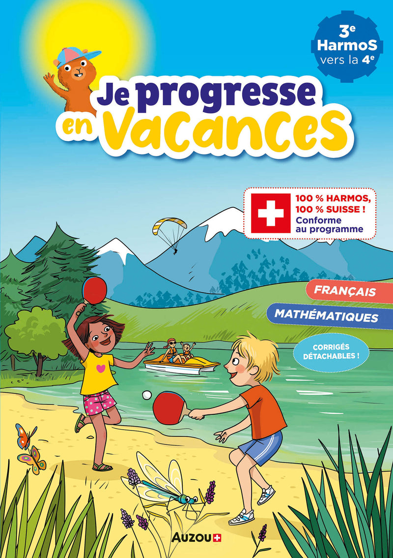 3ème HarmoS - Je progresse en vacances - français et maths Cahiers de vacances La family shop   