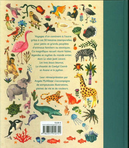 50 histoires d'animaux autour du monde  - Dès 5 ans Livres La family shop   