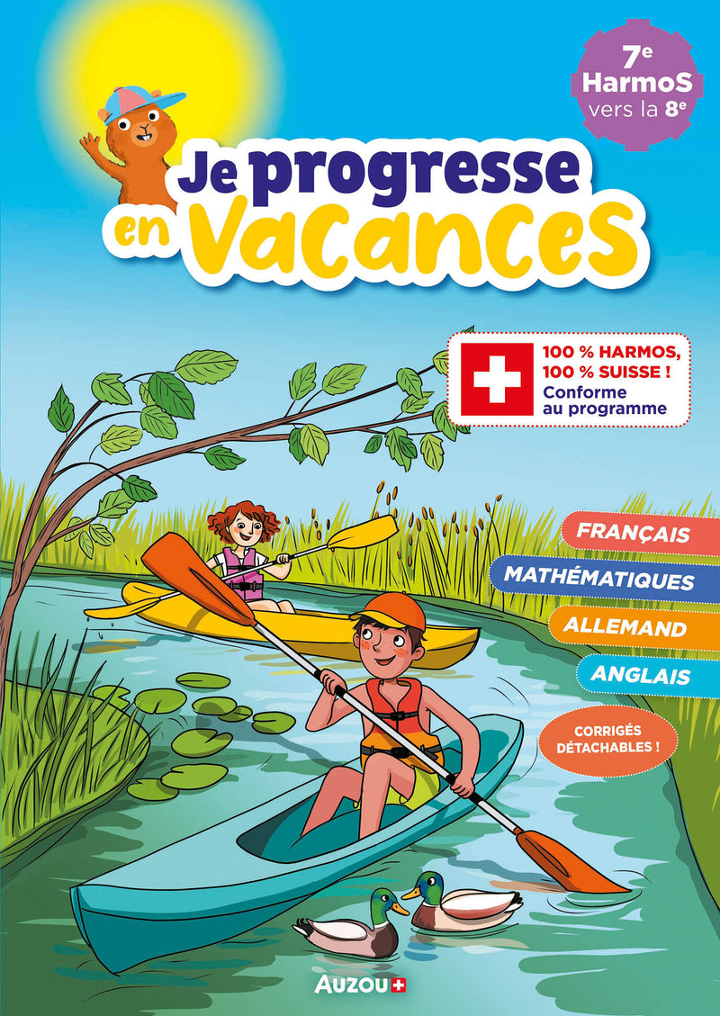 7ème HarmoS - Cahier de vacances - Maths, français, allemand et anglais Cahiers de vacances La family shop   