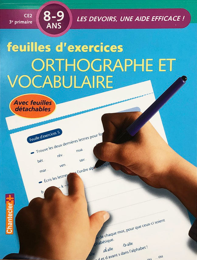 8-9 ans - Exercices Orthographe et vocabulaire - 5ème - 6ème harmos Appuis scolaires La family shop   