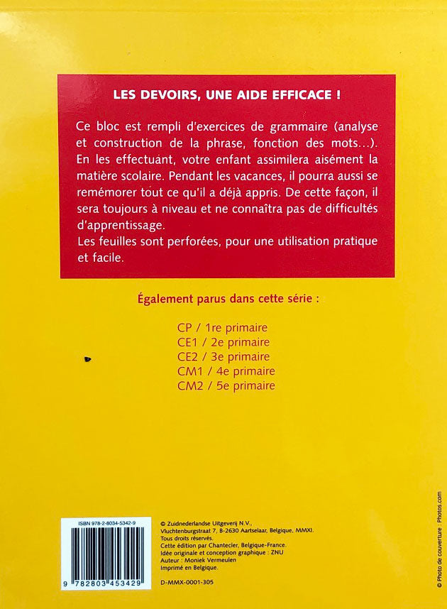 9-10 ans - Exercices de français - La phrase - Analyse et construction - 6ème - 7ème harmos Appuis scolaires La family shop   