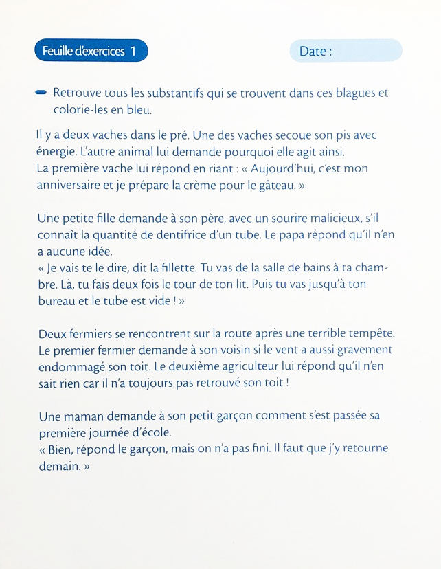 9-10 ans - Exercices de français - La phrase - Analyse et construction - 6ème - 7ème harmos Appuis scolaires La family shop   