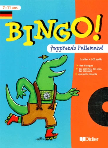 Cahier de jeux - Bingo! J'apprends l'allemand - 1 cahier + des audios - 3ème Cahiers de jeux La family shop   