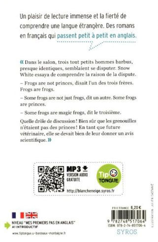 A1 - 7P - Blanche-Neige et la Magic Frog - Texte en français, partiellement en anglais Livres La family shop   