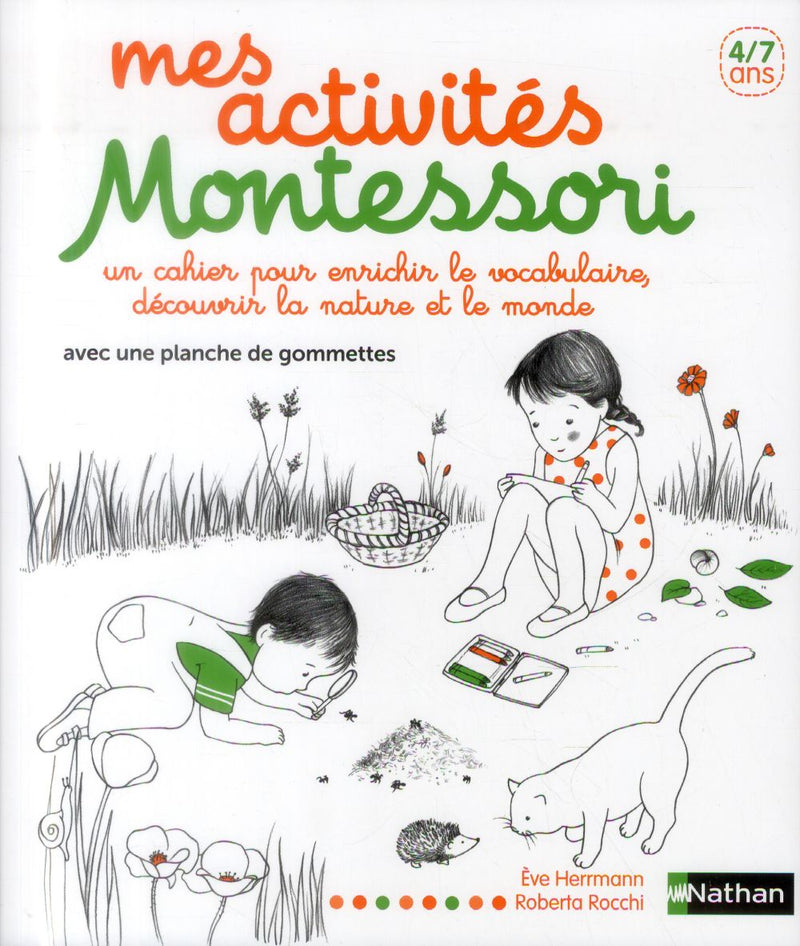 Cahier de jeux et d'activités Montessori Montessori & Steiner La family shop   