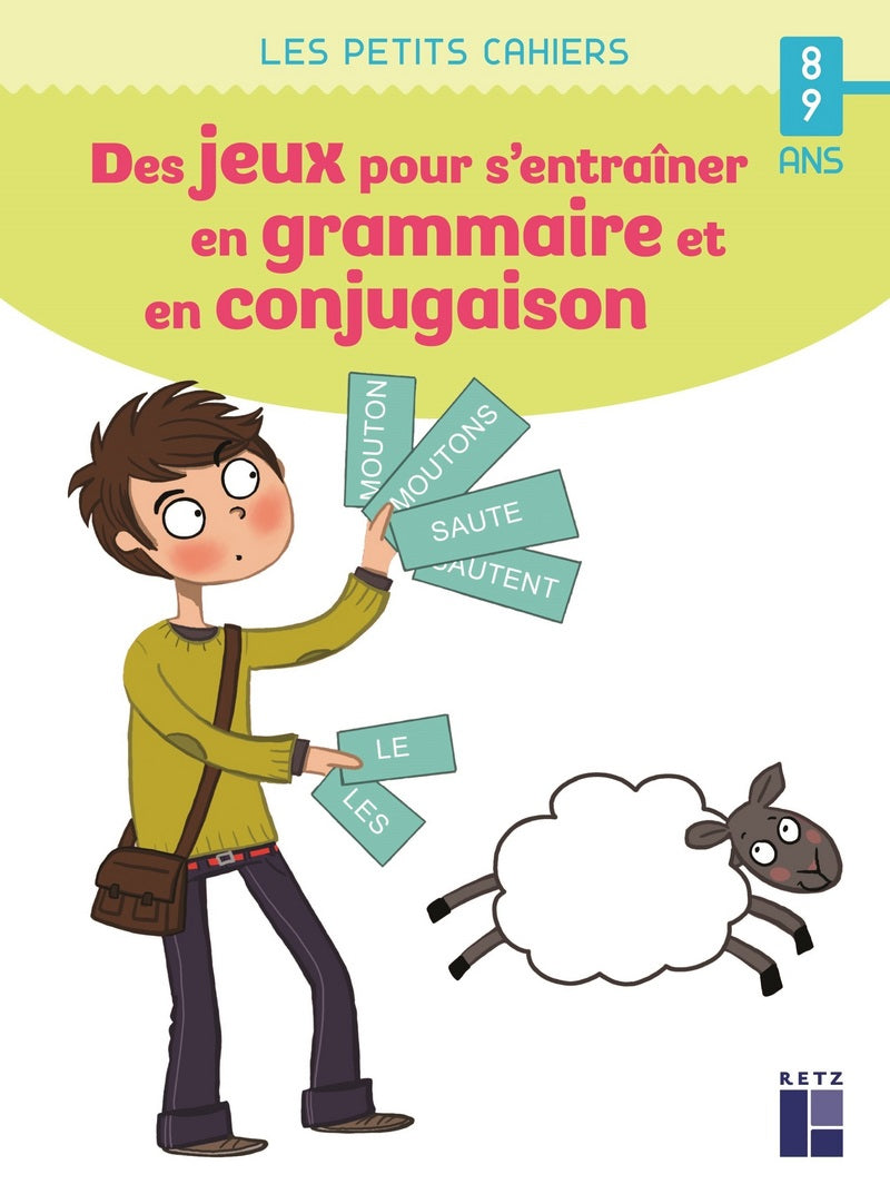Cahier de jeux: grammaire et conjugaison - 8 - 9 ans - 5 et 6P Cahiers de jeux La family shop   