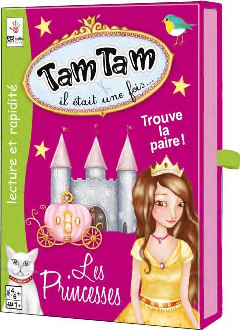 Cartes: Tam Tam, il était une fois Les Princesses Jeux & loisirs créatifs La family shop   