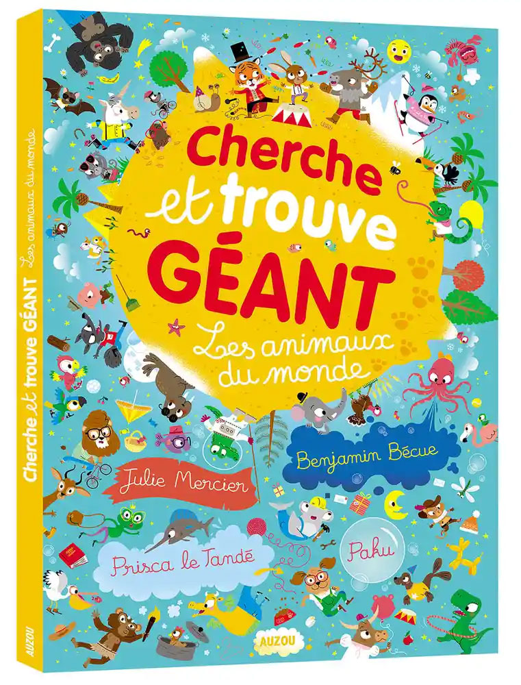 Cherche et Trouve GEANT: Les animaux du monde Livres La family shop   