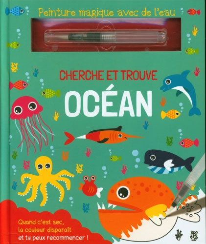 Cherche et trouve océan - Peinture à l'eau - Enfants de 0 - 3 ans Jeux & loisirs créatifs La family shop   