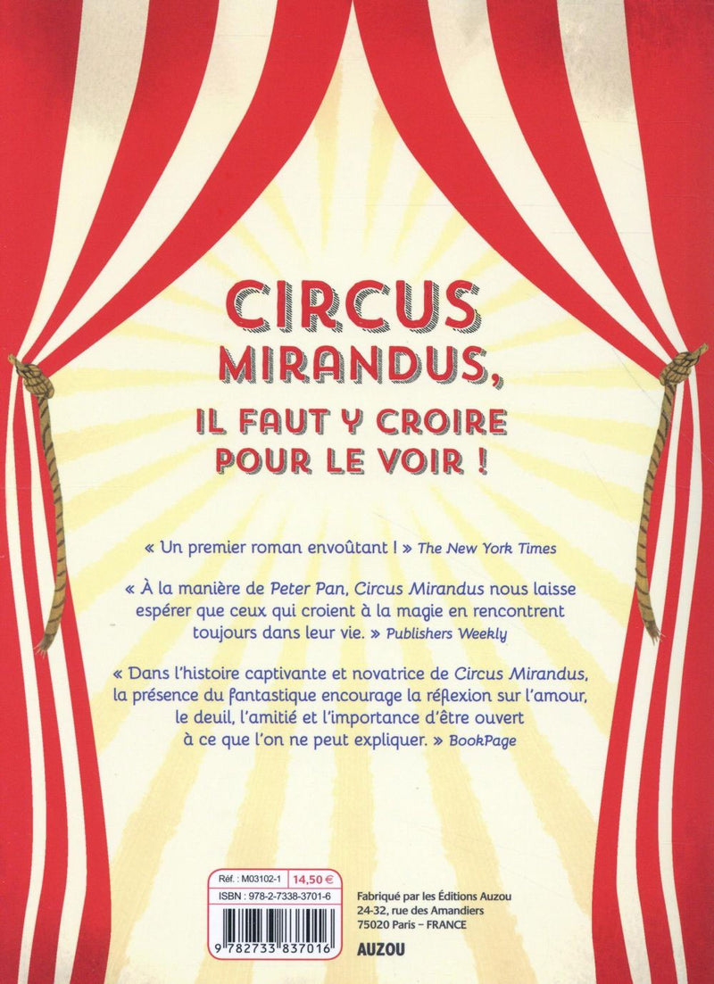 Circus Mirandus - T1 - Livre ado Livres La family shop   