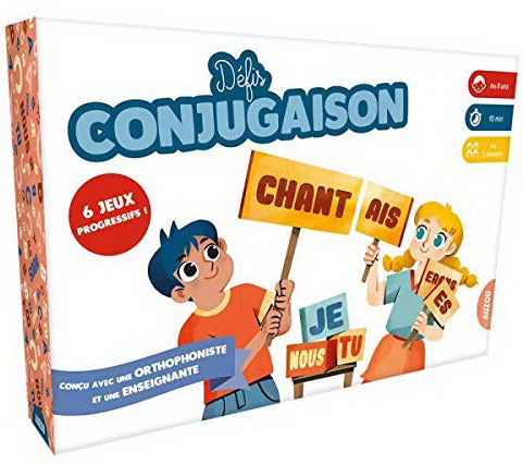 Défis conjugaison. Jeux - 8 ans - 5ème harmos Jeux & loisirs créatifs La family shop   