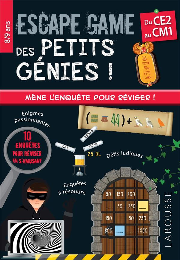 Cahier de jeux: Escape game des petits génies - Enfants 8-9 ans Cahiers de jeux La family shop   