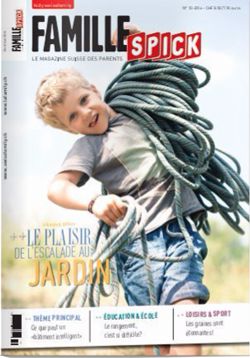 FamilleSPICK - Le magazine suisse de la famille Spécial parents : brochures et magazine La family shop   