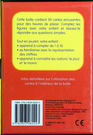 Cartes: Jeu de maths: j'apprends à compter de 1 à 10 - dès 3 ans Jeux & loisirs créatifs La family shop   