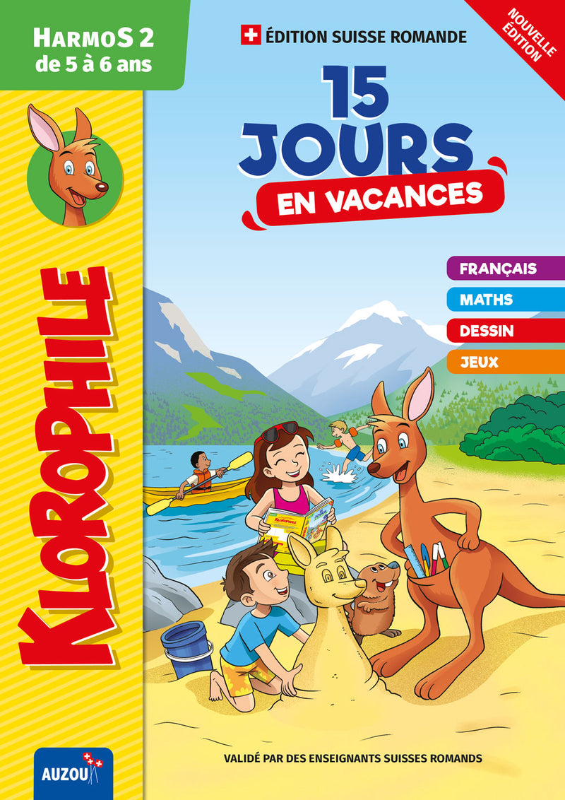 15 jours en vacances, Klorophile - Maths et Français - 2ème Cahiers de vacances La family shop   