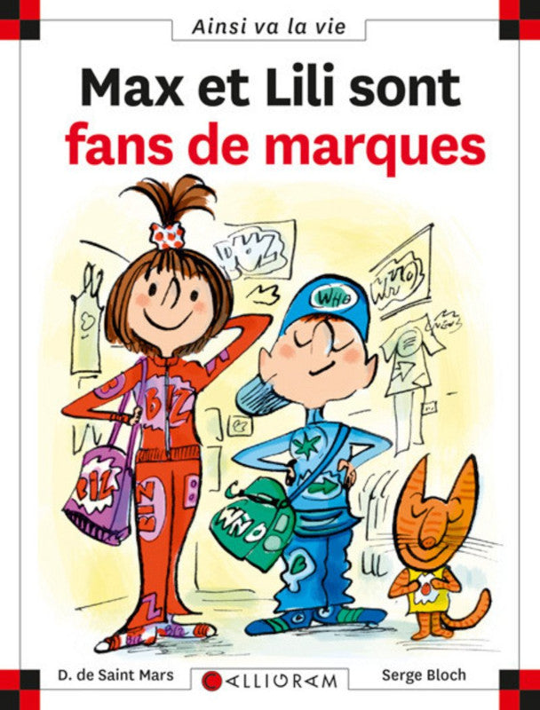 Max et Lili sont fans de marques Livres OLF   