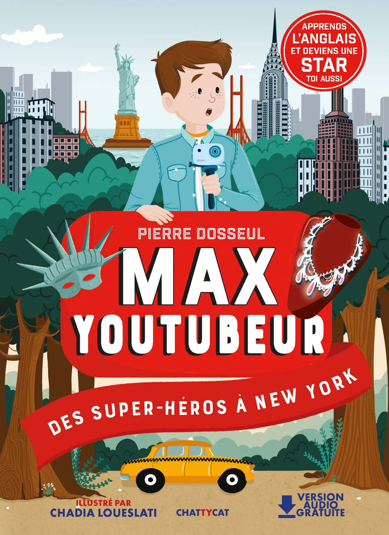 Max Youtubeur : des super héros à New-York Livres La Family Shop   
