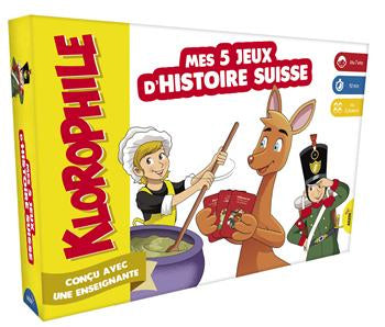 Mes 5 jeux d'histoire suisse - Jeu éducatif de défi Klorophile - Dès 6 ans Jeux & loisirs créatifs La family shop   