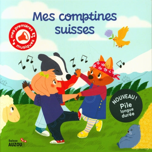 Mes comptines suisses avec puce musicale Livres La family shop   