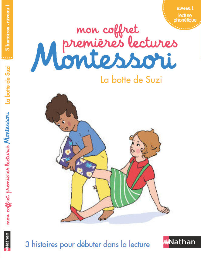 Mon coffret premières lectures Montessori N1: la botte de Suzi Montessori & Steiner La family shop   